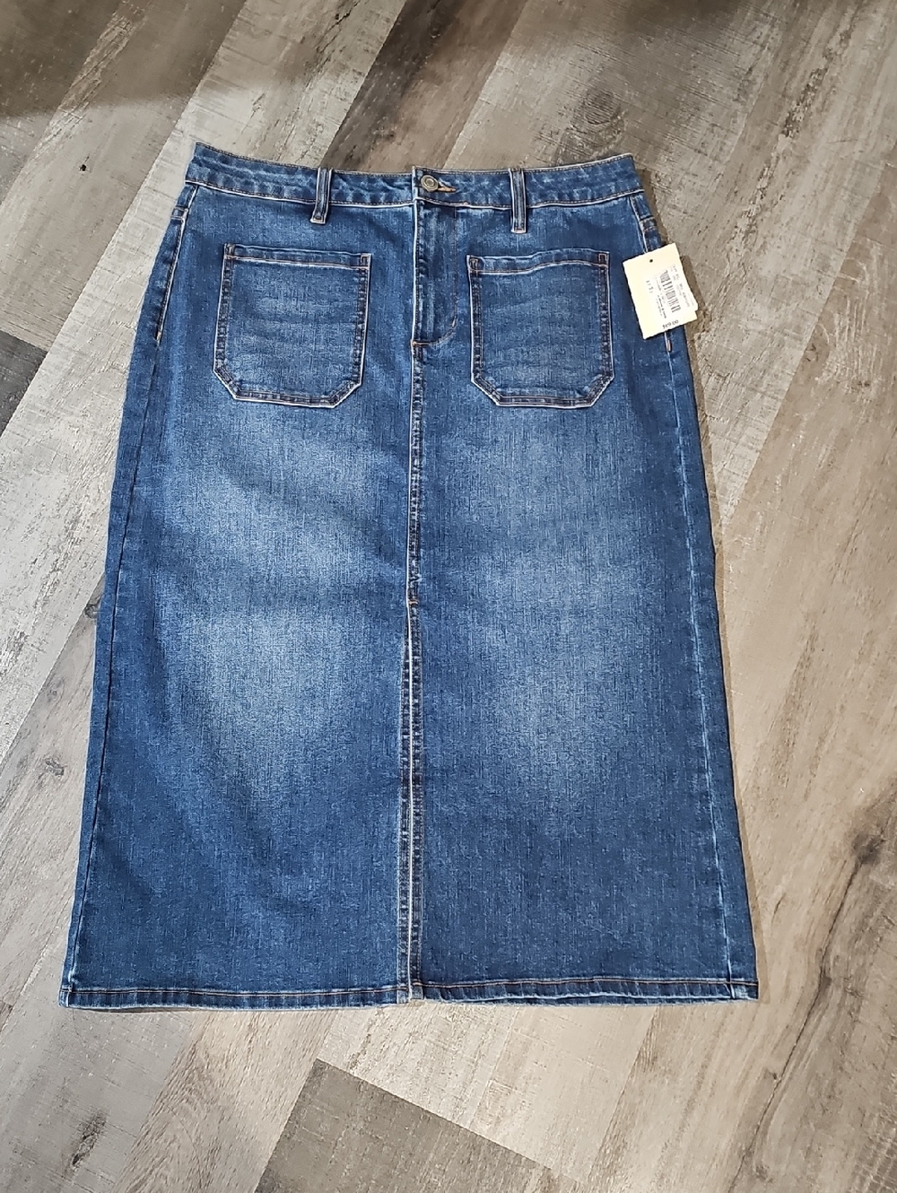 Westbound Vurture Blue Denim Skirt